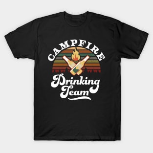 Campfire Drinking Team Camping T-Shirt